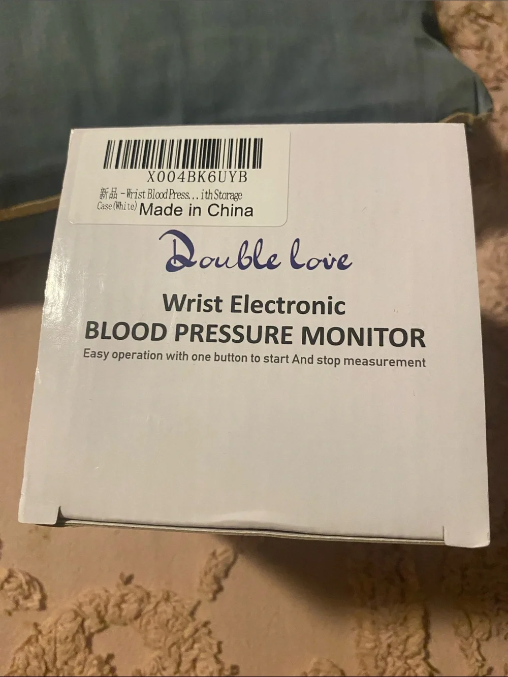 White Wrist Blood Pressure Monitor - Model U60B